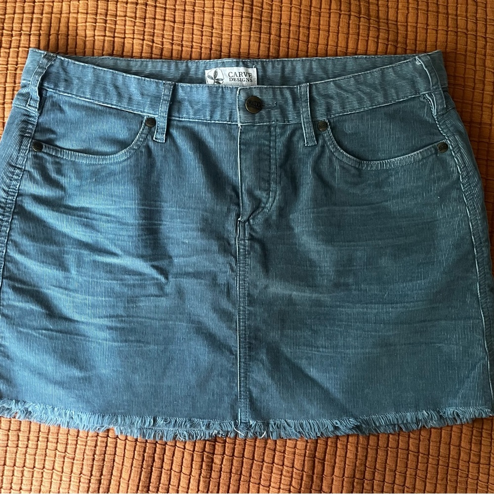 Carve Designs Corduroy Mini Skirt